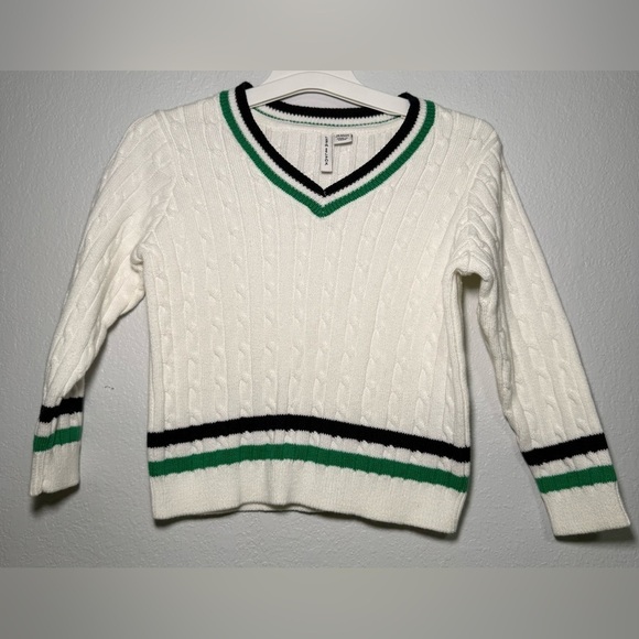 Janie & Jack Boys Stripe Cable Knit Sweater Sz 18-24 months - Picture 3 of 5